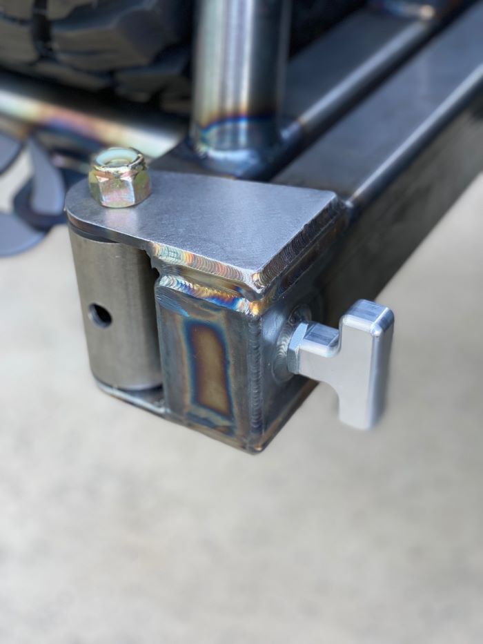 Universal Modular Spare Tire Carrier Rack