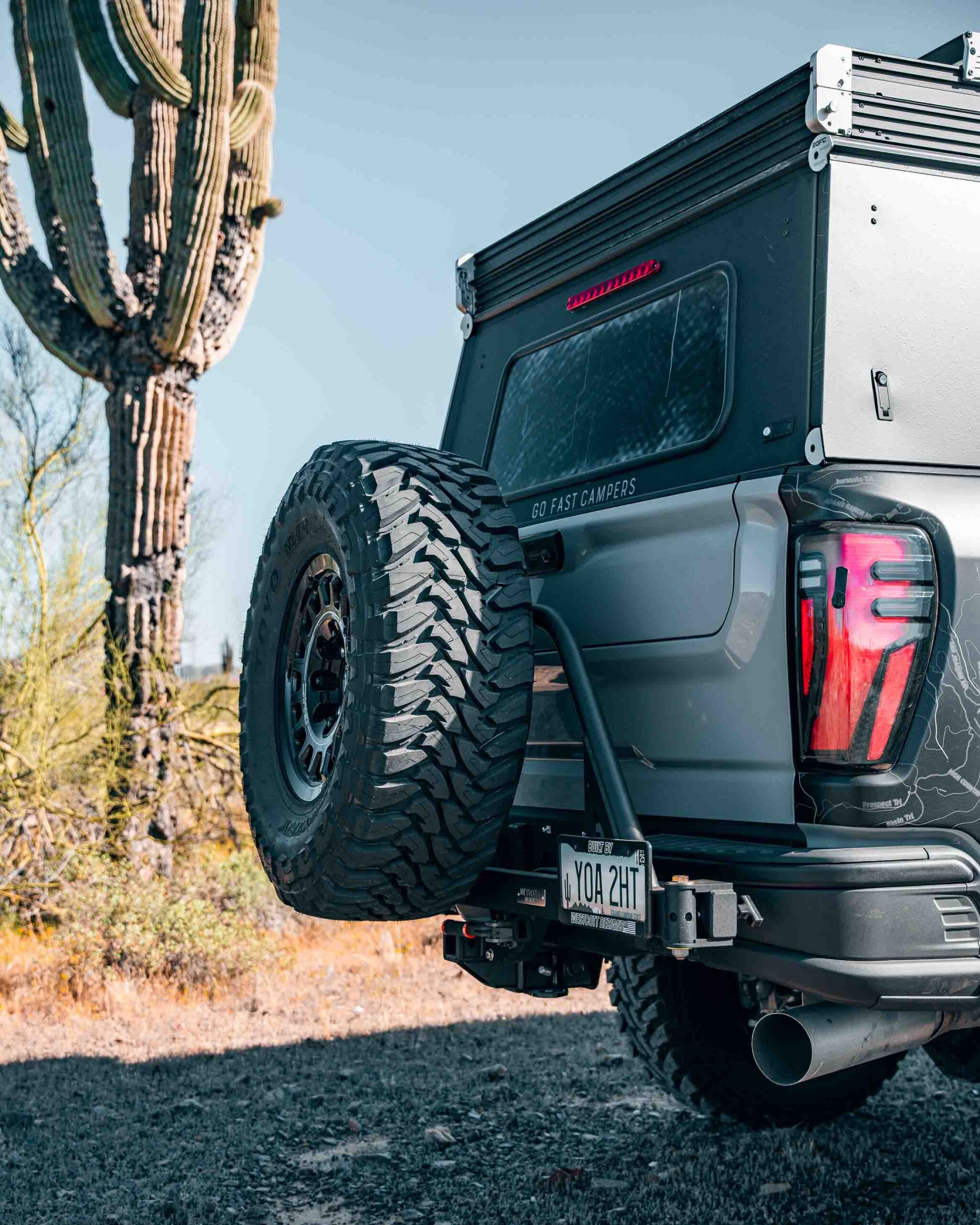 Universal Modular Spare Tire Carrier Rack