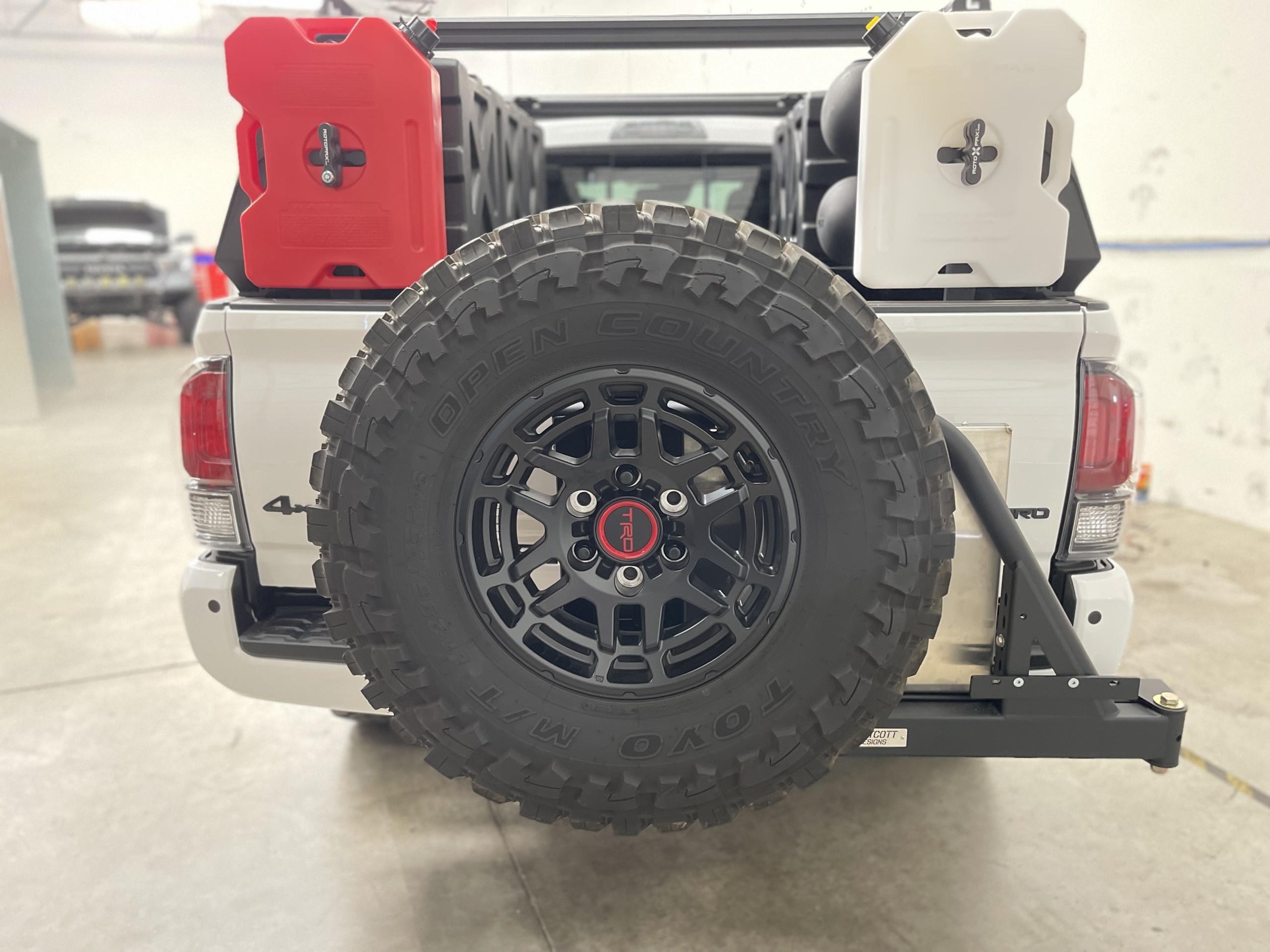 Universal Modular Spare Tire Carrier Rack
