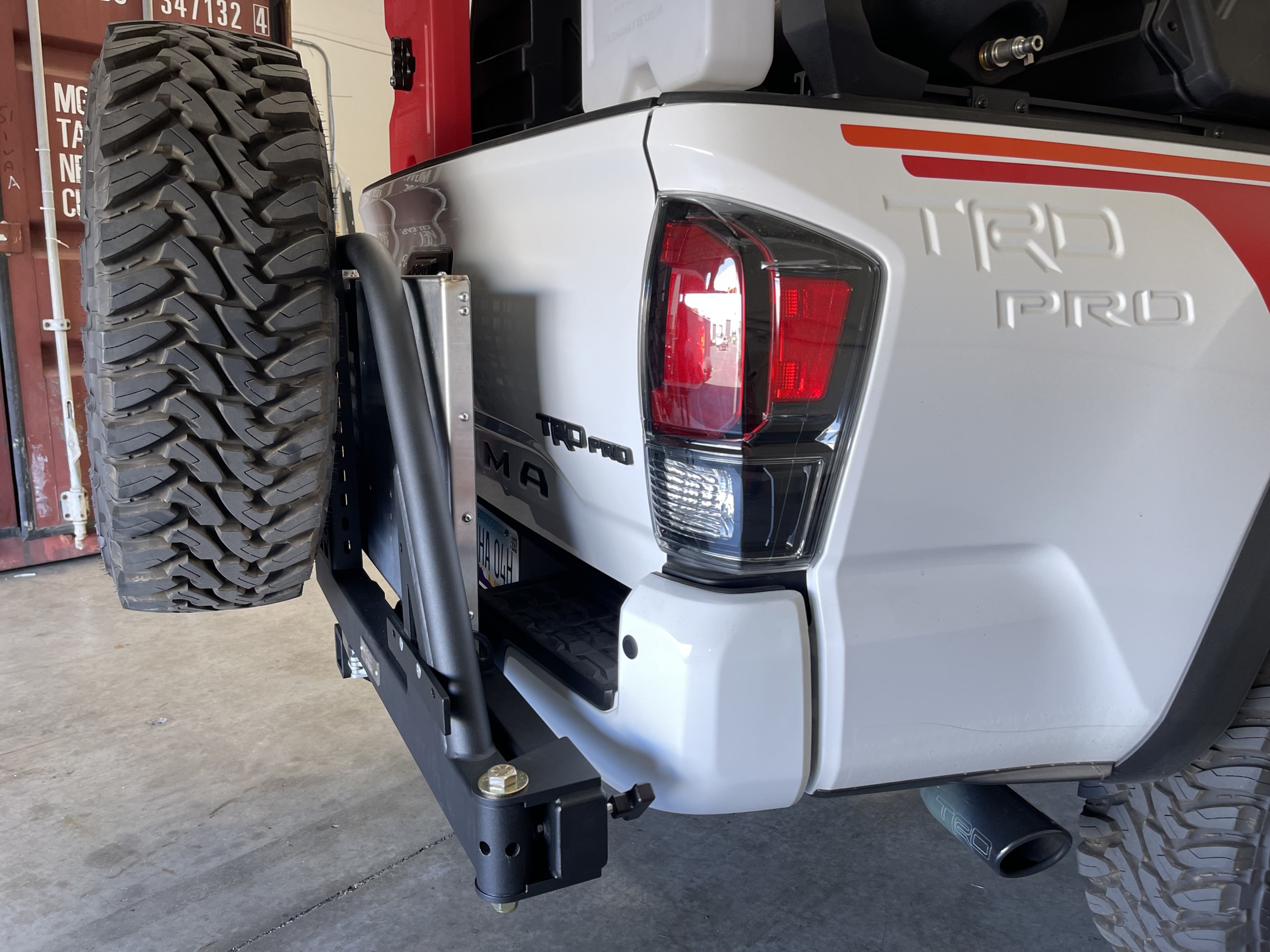 Universal Modular Spare Tire Carrier Rack