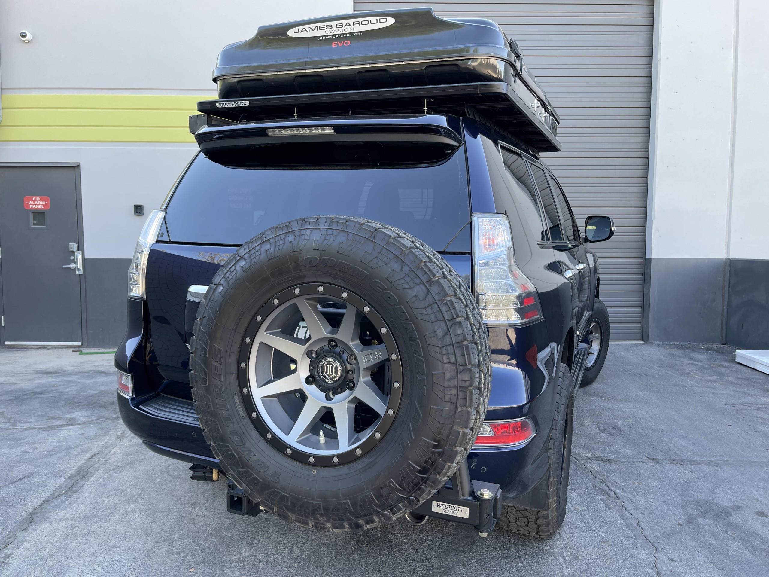 Universal Modular Spare Tire Carrier Rack