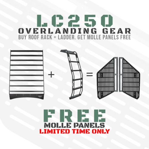 Roof Rack + Ladder = FREE set of Molle Panels