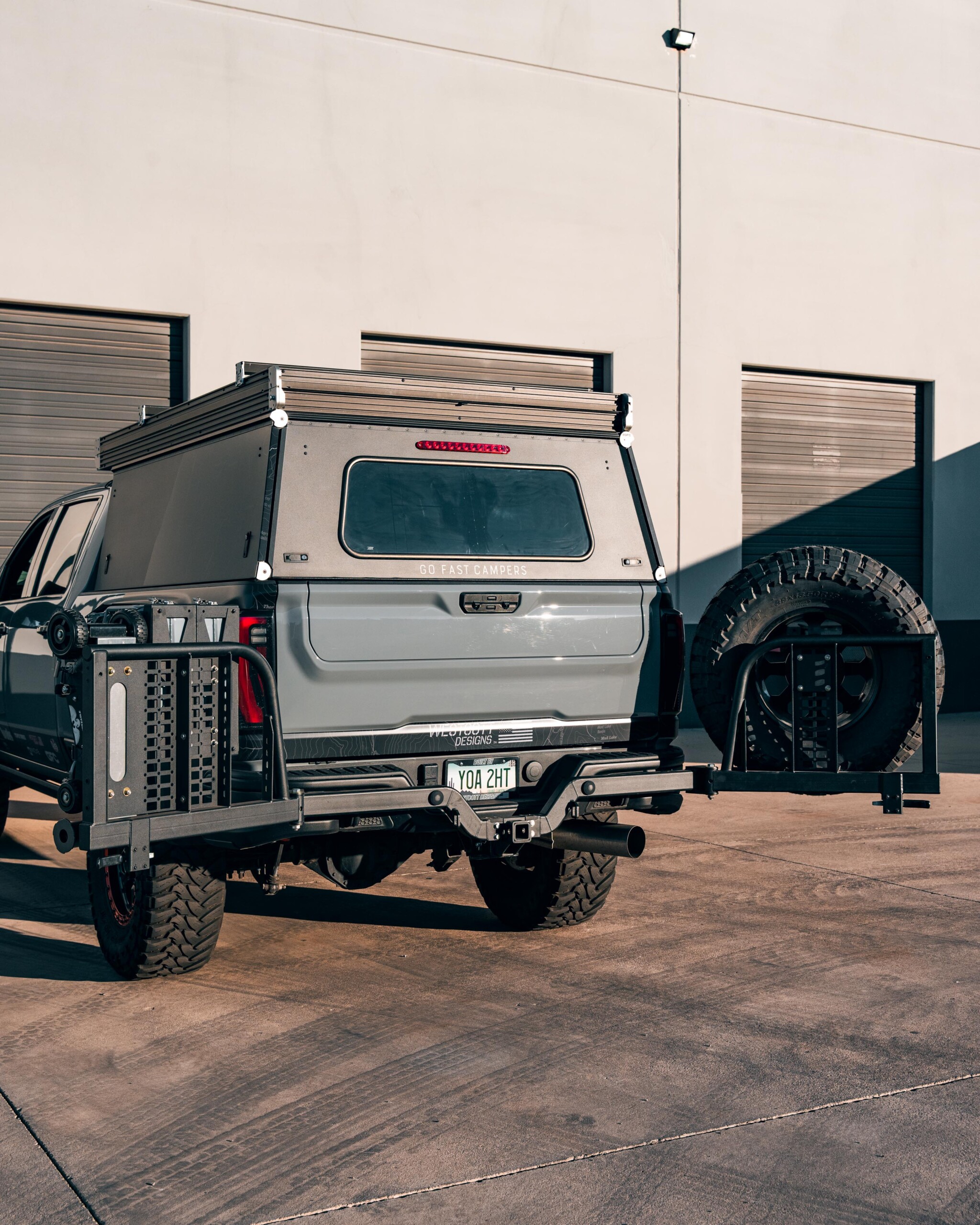 Universal Modular Spare Tire Carrier Rack