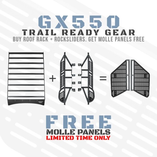 Roof Rack + Rock Sliders = Free Set of Molle Panels