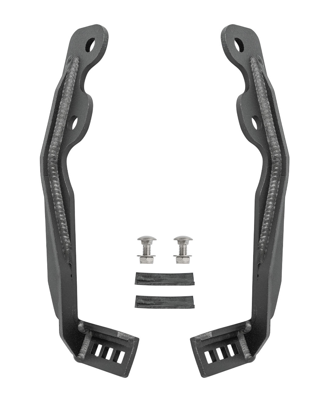 2022-2024 Toyota Tundra or 2023-2024 Toyota Sequoia Ditch Light Brackets from Westcott Designs. Shows brackets and included hardware.